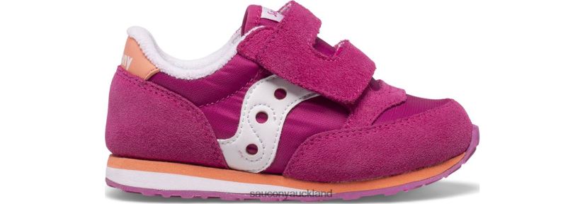 Fuchsia/Coral/White