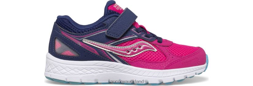 Cohesion 14 A/C Sneaker Saucony Kids RH86VR918Pink/Navy