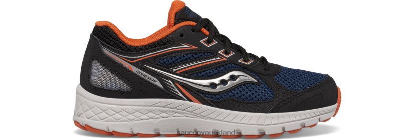 Black/Navy/Rust