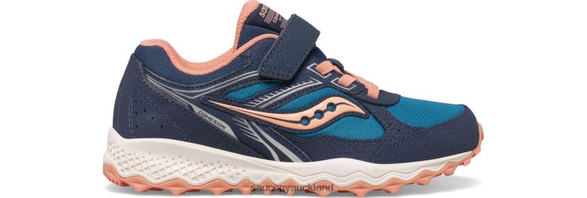 Navy/Teal/Coral