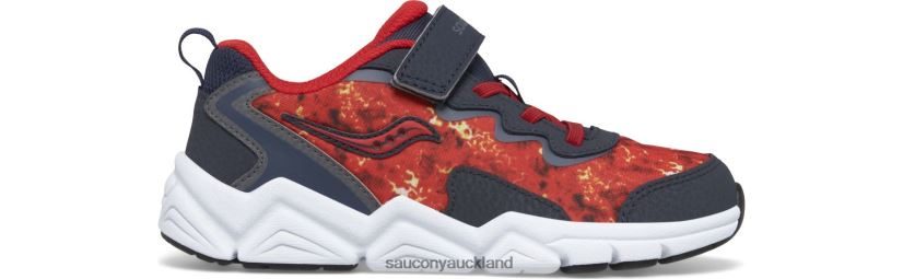 Navy/Lava
