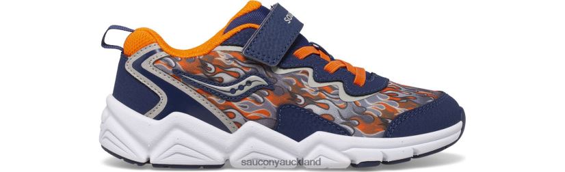 Navy/Orange