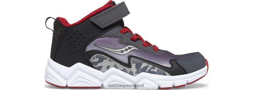 Grey/Red