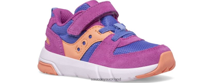 Jazz Lite 2.0 Sneaker Saucony Kids RH86VR907Purple/Periwinkle/Coral