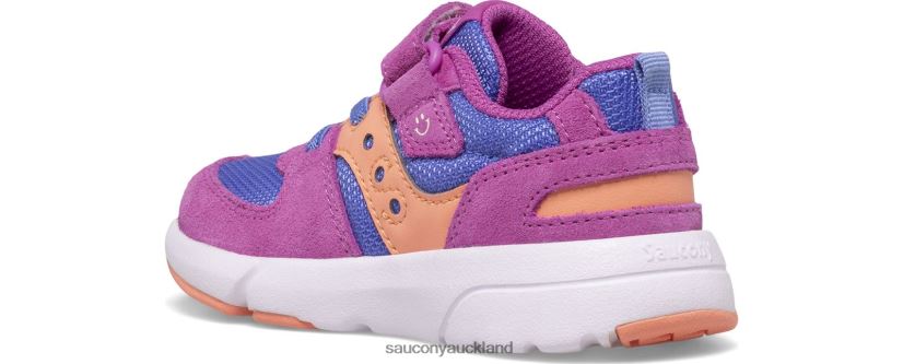 Jazz Lite 2.0 Sneaker Saucony Kids RH86VR907Purple/Periwinkle/Coral