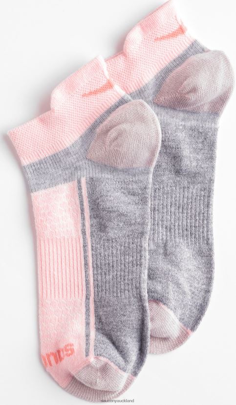 Inferno Liteweight 3-Pack Socks Saucony Men RH86VR489Pink Assorted