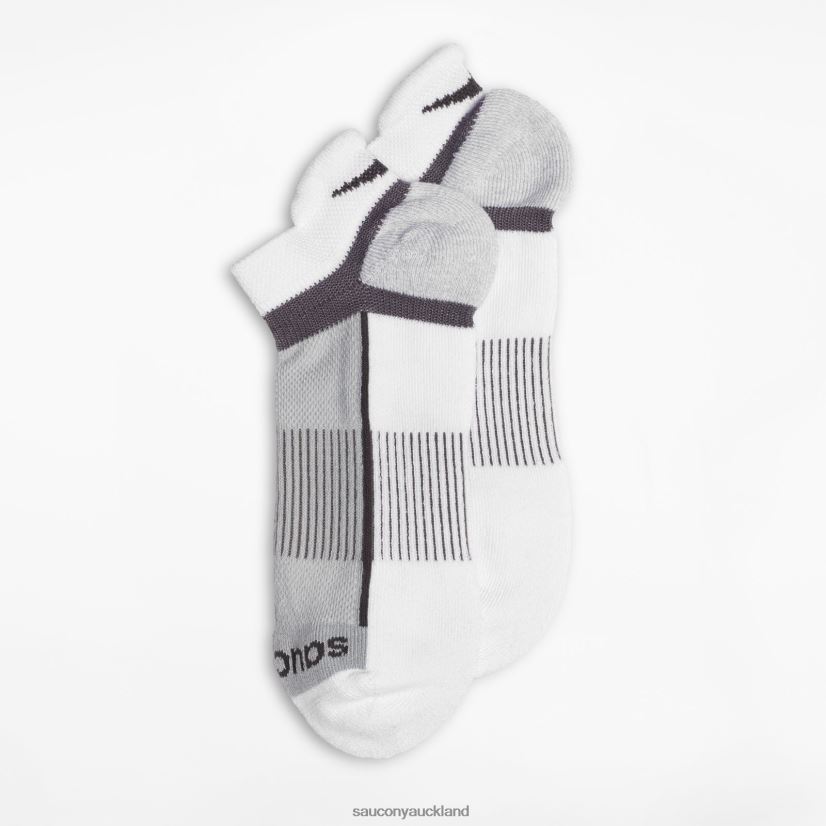 Inferno No Show Tab 3-Pack Socks Saucony Men RH86VR475White