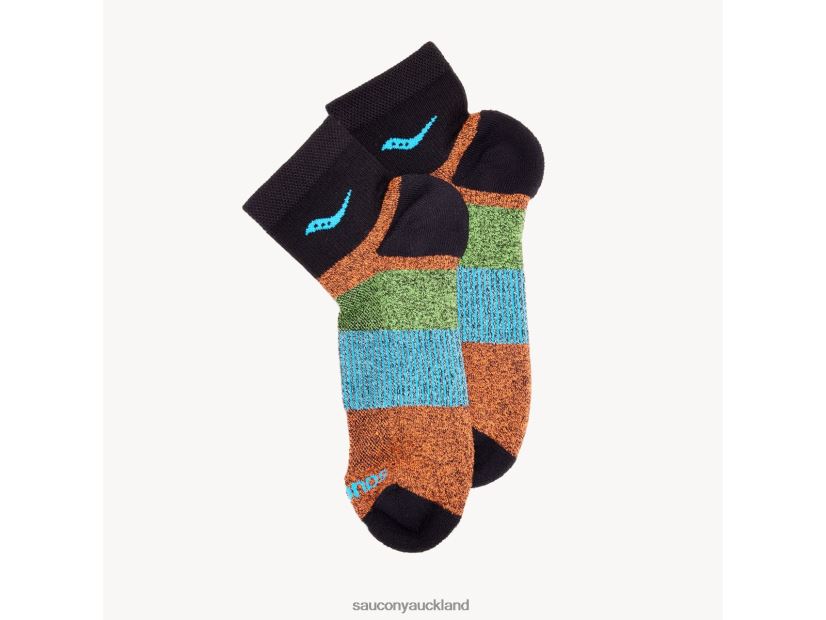 Inferno Quarter 3-Pack Socks Saucony Men RH86VR483Bright Future