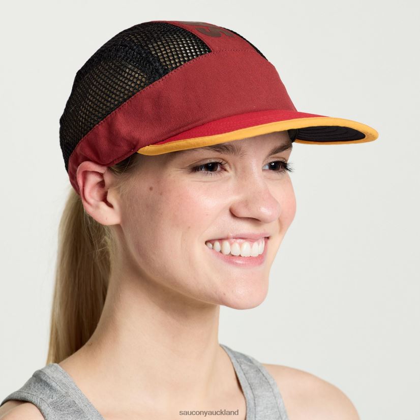 Outpace Foamie Hat Saucony Men RH86VR459Dahlia