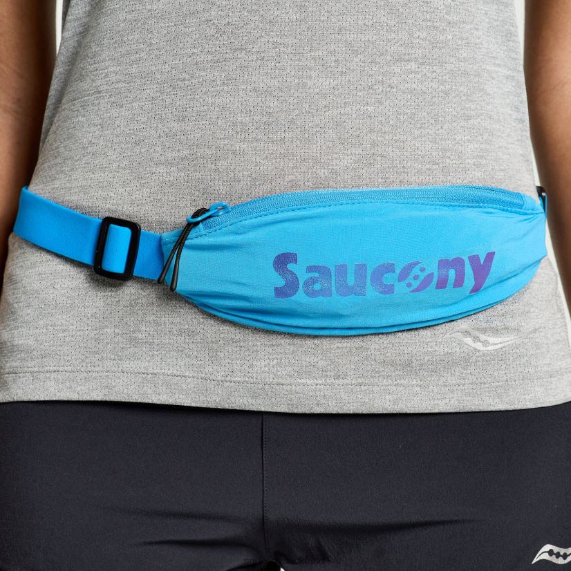 Outpace Run Belt Saucony Men RH86VR453Azure