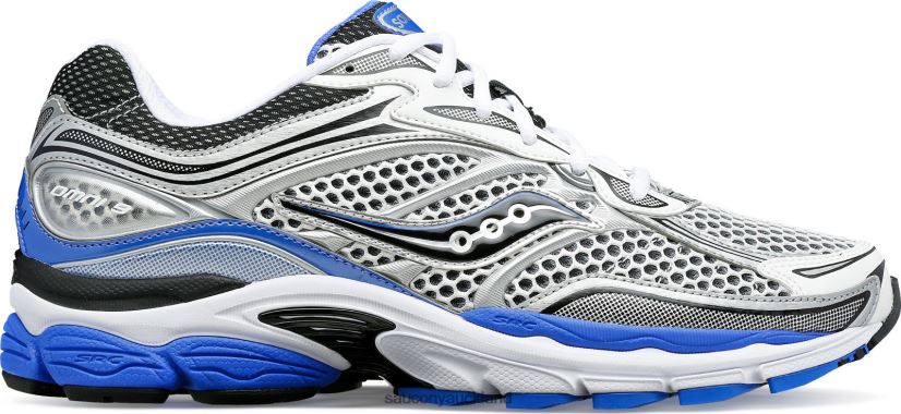 White/Silver/Blue