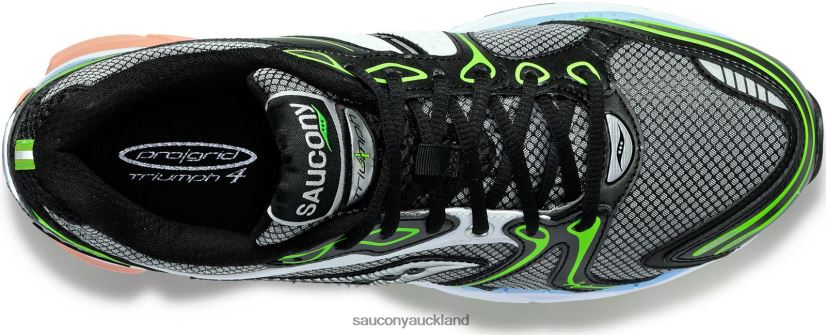 OG ProGrid Triumph 4 Otherworld Saucony Men RH86VR259Black/White/Pink