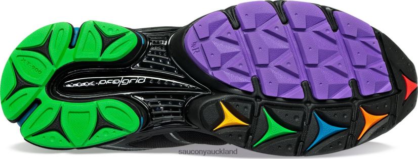 OG ProGrid Triumph 4 Tie-Dye Saucony Men RH86VR174Black/Tie-Dye