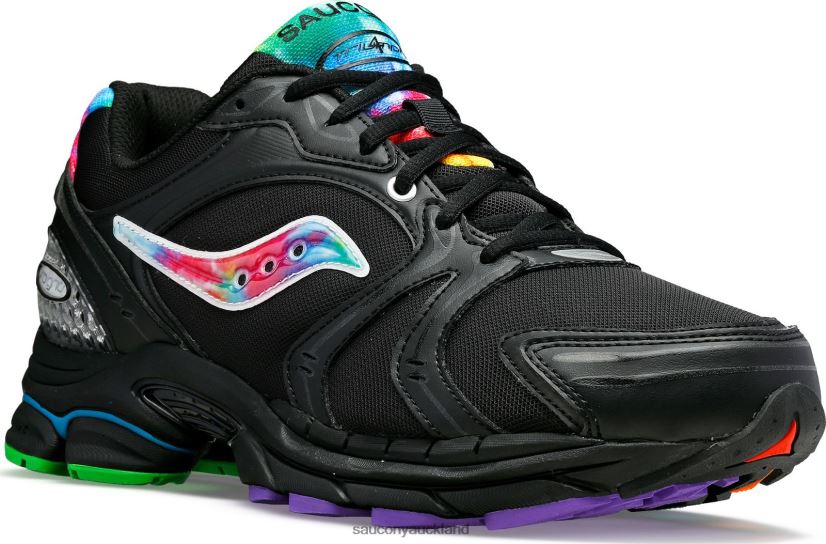 OG ProGrid Triumph 4 Tie-Dye Saucony Men RH86VR174Black/Tie-Dye