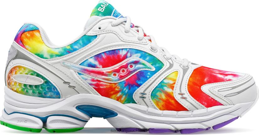 OG ProGrid Triumph 4 Tie-Dye Saucony Men RH86VR175White/Tie-Dye