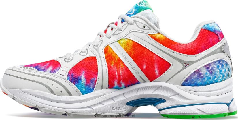 OG ProGrid Triumph 4 Tie-Dye Saucony Men RH86VR175White/Tie-Dye