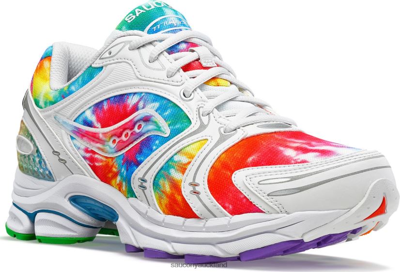 OG ProGrid Triumph 4 Tie-Dye Saucony Men RH86VR175White/Tie-Dye