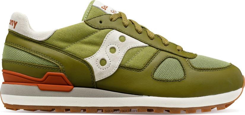 Olive/White