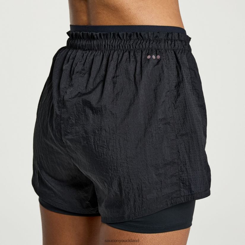 Elevate 4 2-in-1 Short Saucony Women RH86VR822Black