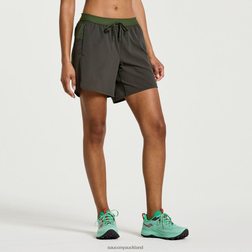 Explorer Utility 6 Short Saucony Women RH86VR818Climbing Ivy