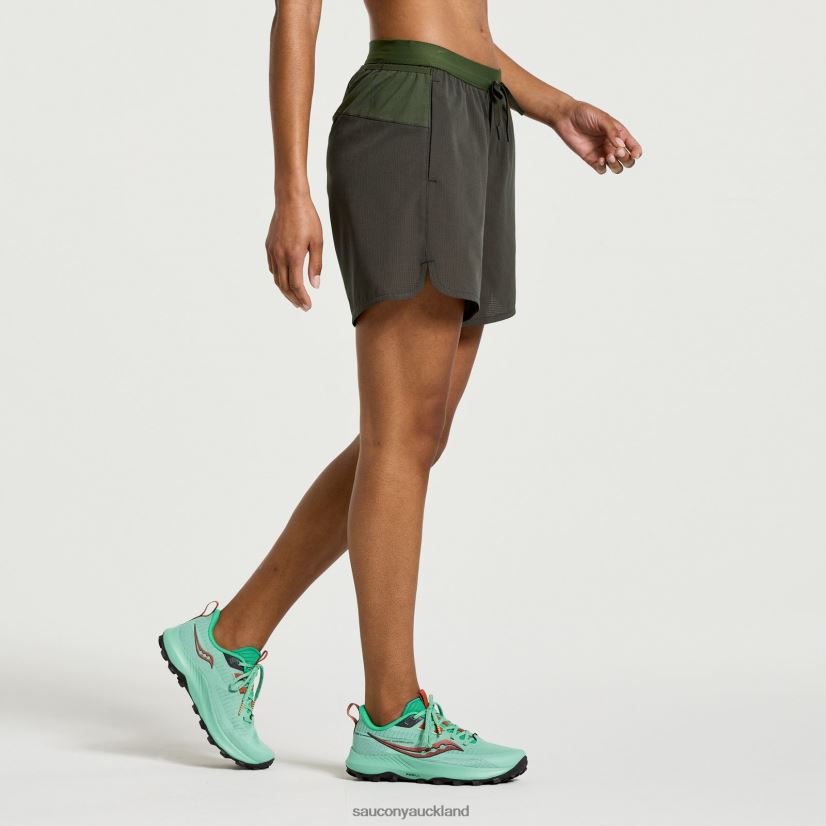 Explorer Utility 6 Short Saucony Women RH86VR818Climbing Ivy