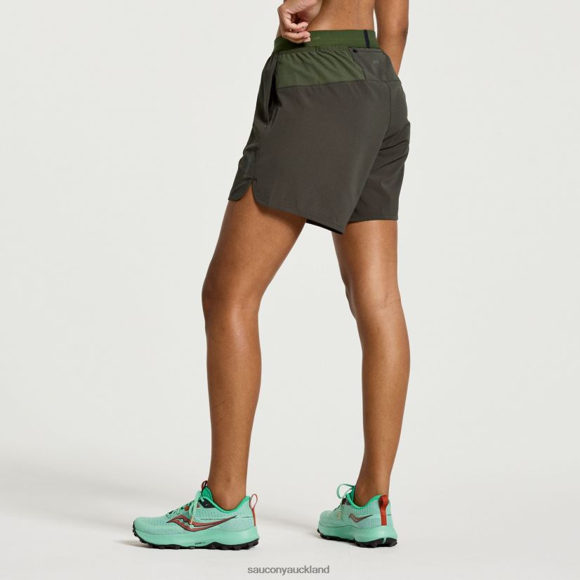 Explorer Utility 6 Short Saucony Women RH86VR818Climbing Ivy