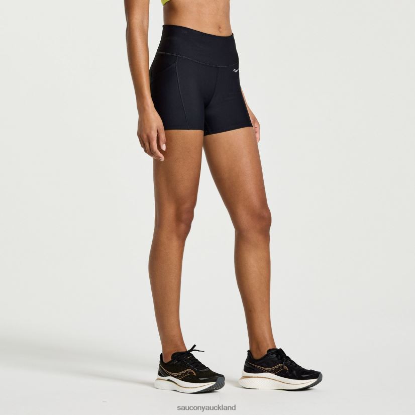 Fortify 3 Hot Short Saucony Women RH86VR819Black