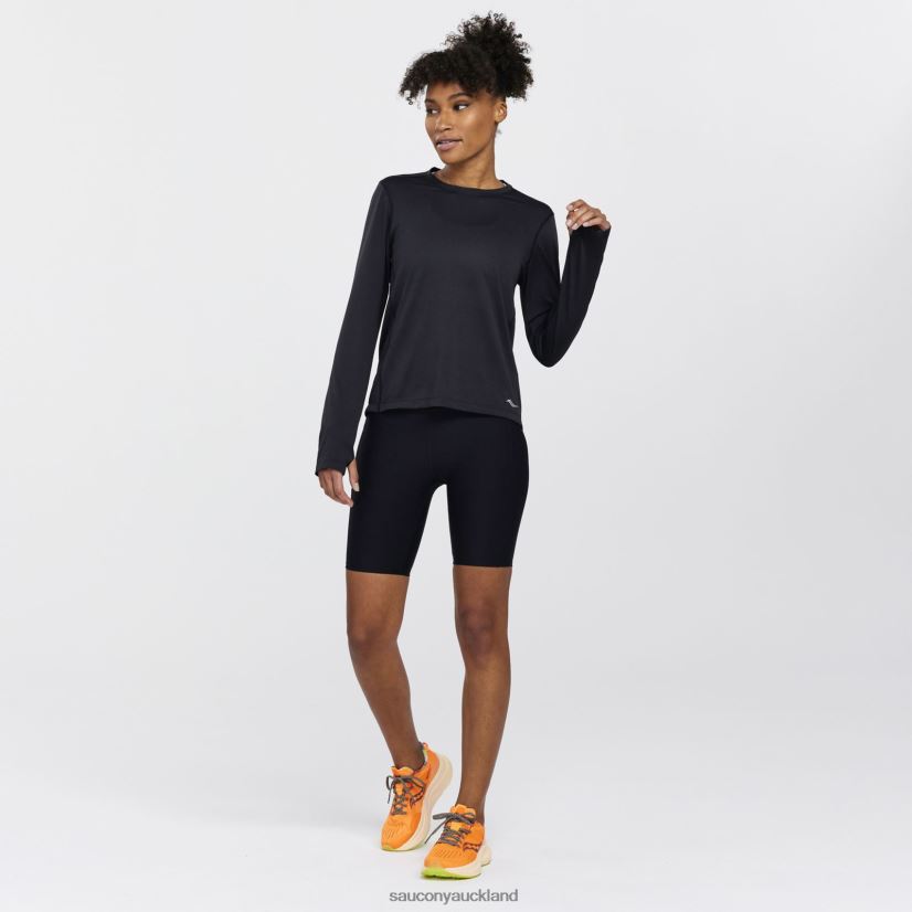 Fortify 8 Biker Short Saucony Women RH86VR833Black
