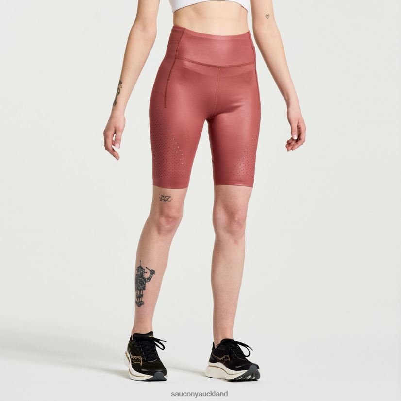 Pinnacle 8 Tight Short Saucony Women RH86VR845Apple Butter
