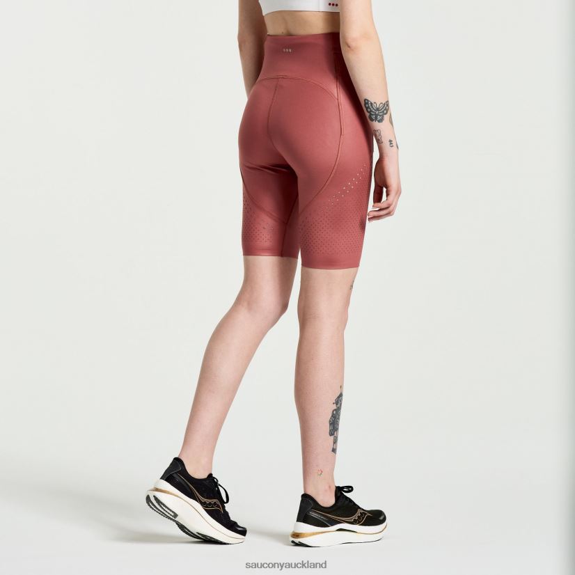 Pinnacle 8 Tight Short Saucony Women RH86VR845Apple Butter