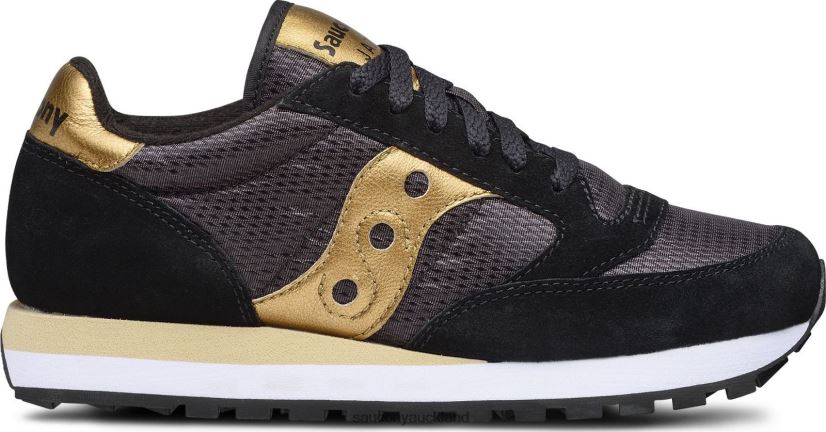 Jazz Original Saucony Women RH86VR692Black/Gold