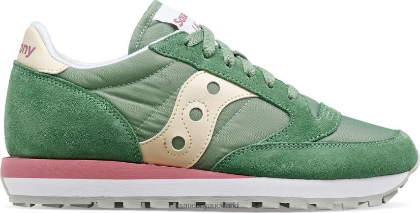 Jazz Original Saucony Women RH86VR693Emerald/Cream