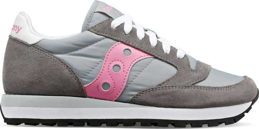 Jazz Original Saucony Women RH86VR695Grey/Pink