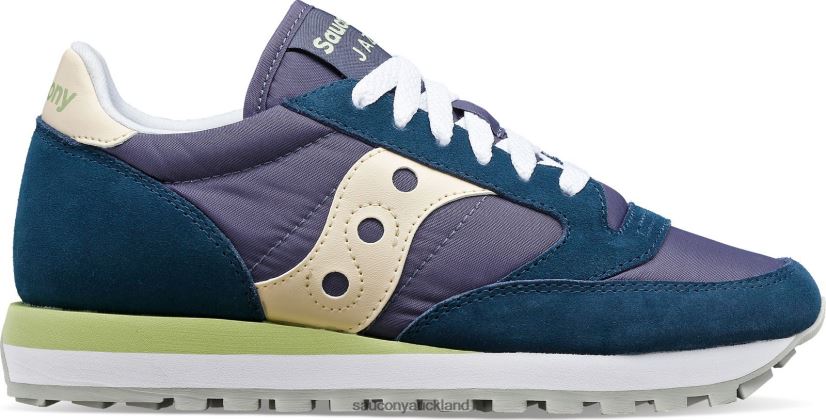 Jazz Original Saucony Women RH86VR696Navy/Cream
