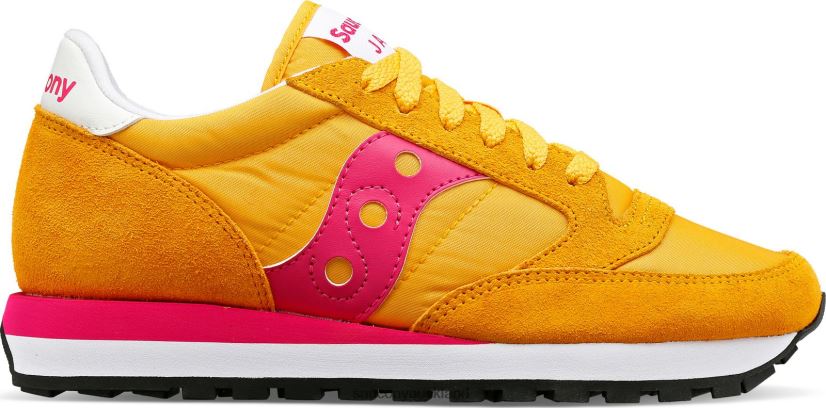 Jazz Original Saucony Women RH86VR697Orange/Fuchsia