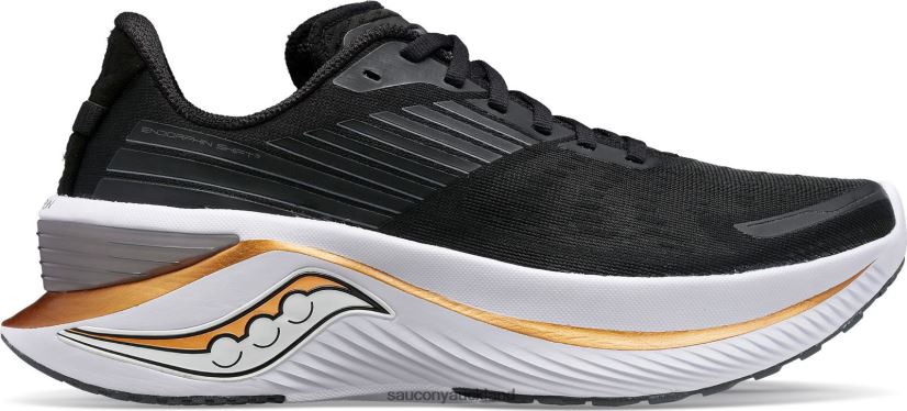 Endorphin Shift 3 Wide Saucony Women RH86VR642Black/Goldstruck