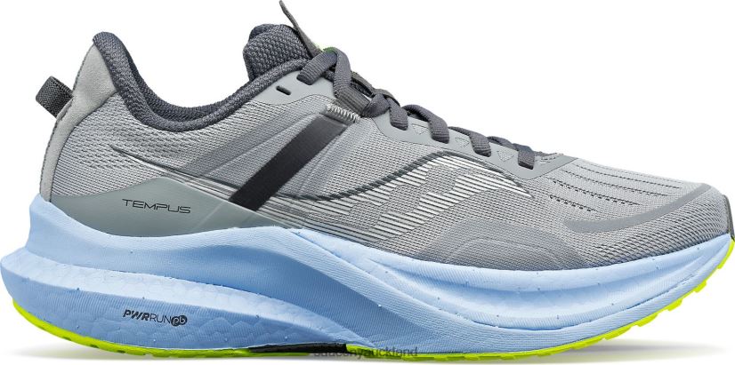 Tempus Wide Saucony Women RH86VR648Fossil/Ether